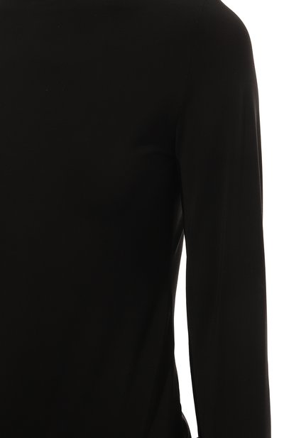 Топ из вискозы TRUSSARDI черного цвета по цене 14000 руб., арт. 56C00617-1T006180, фото 5 Топ из вискозы TRUSSARDI, арт. 56C00617-1T006180, фото 5