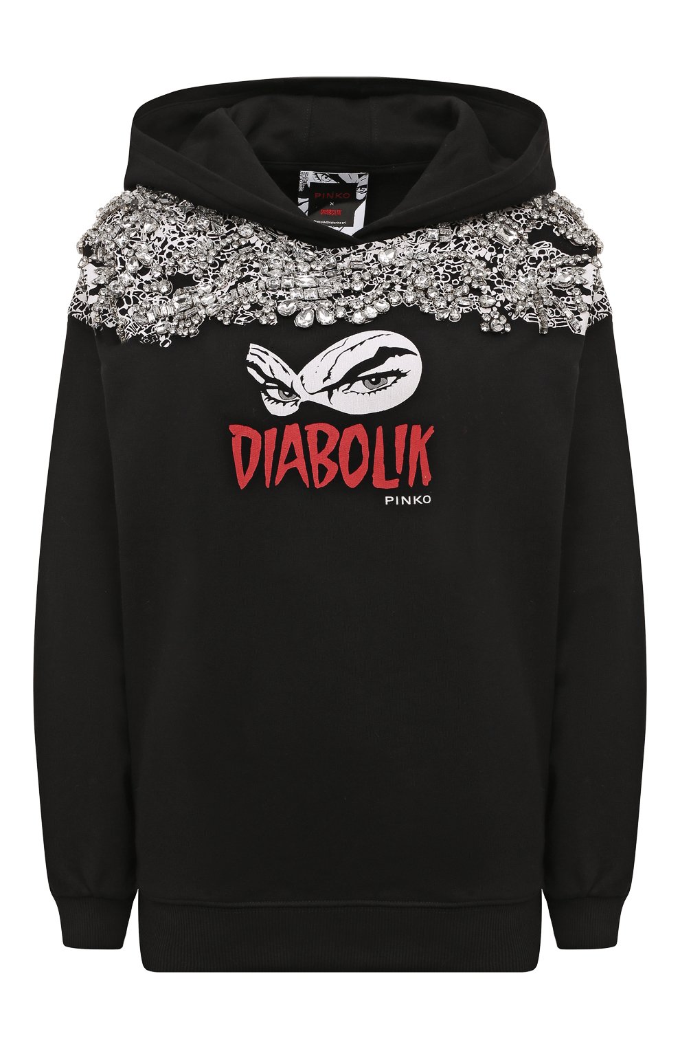 Хлопковое худи PINKO, арт. 1L109D-8314, фото 1