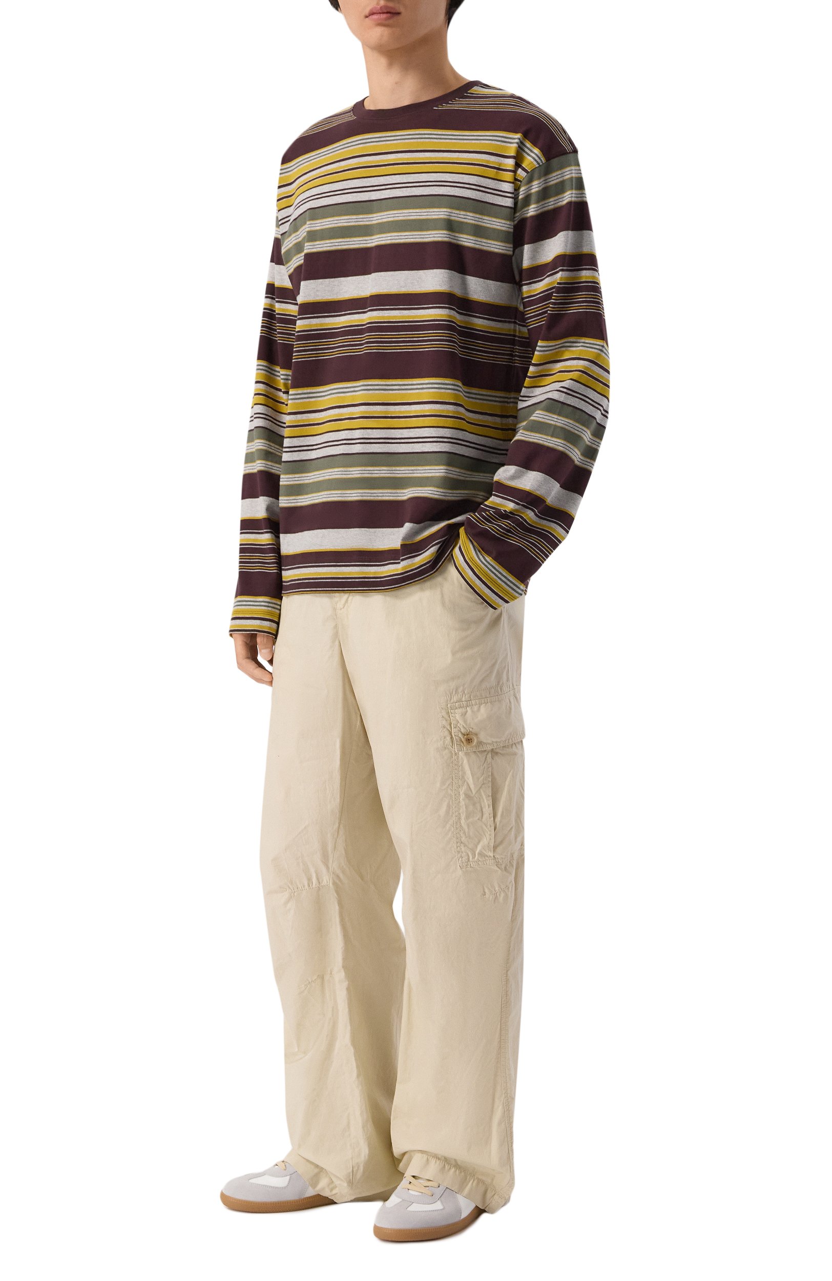 Хлопковый лонгслив DRIES VAN NOTEN, арт. 021164/4605, фото 2