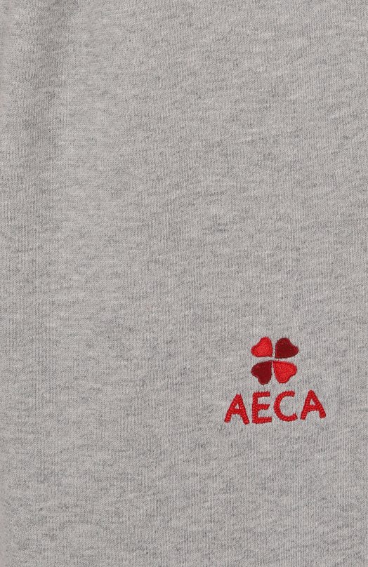 Хлопковые брюки AECA WHITE AWCMFWBDBPLSO001C0.GREY (M) Серый  AWCMFWBDBPLSO001C0.GREY (M) Фото 6