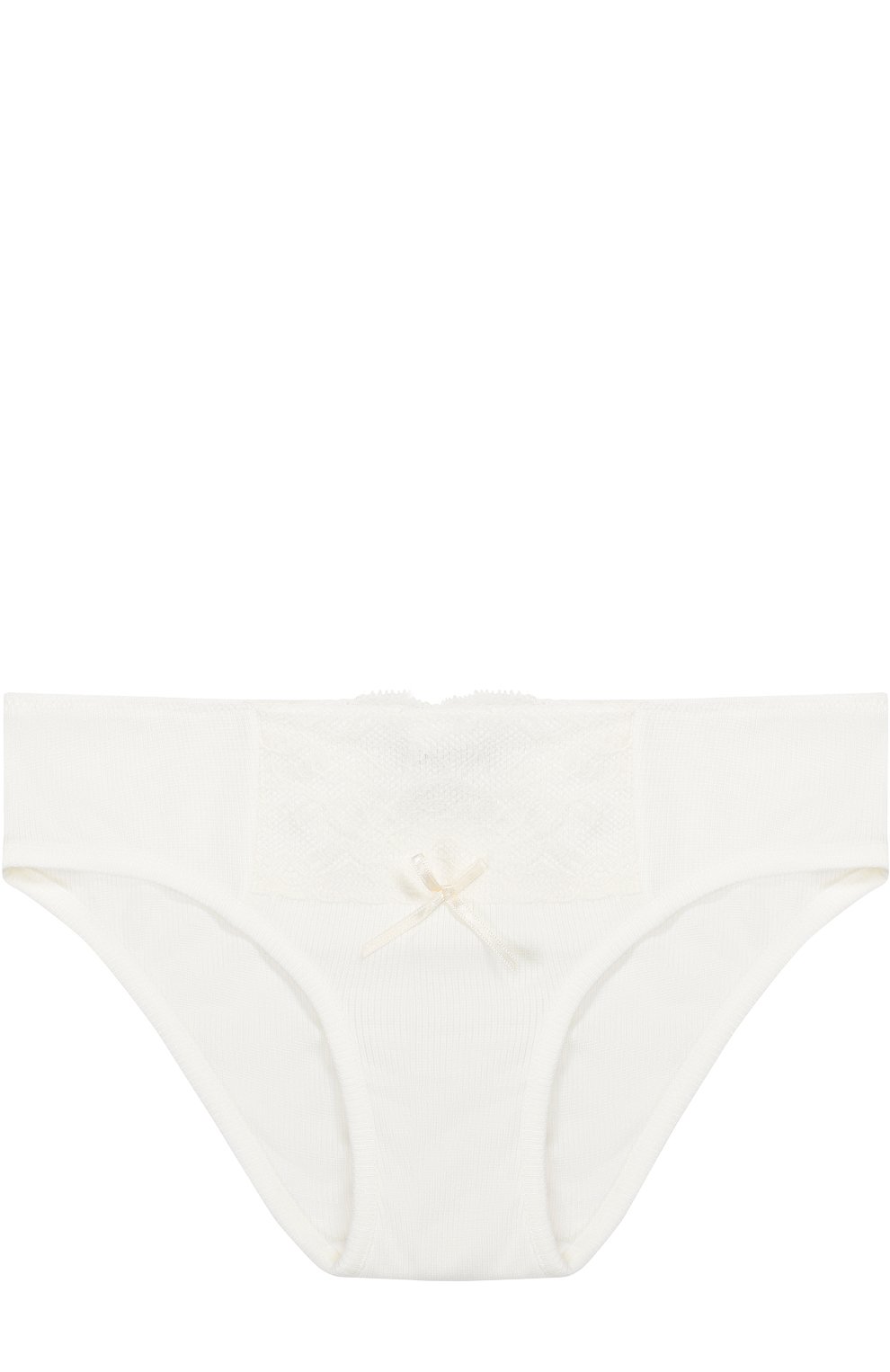 Трусы-слипы с кружевной отделкой и бантом LA PERLA, арт. 44727/2-6, фото 1