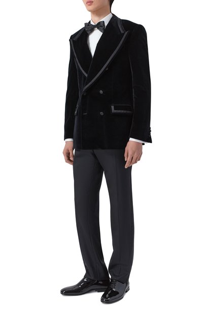 Мужской бархатный пиджак DOLCE & GABBANA, арт. G2V08T/FUVG7