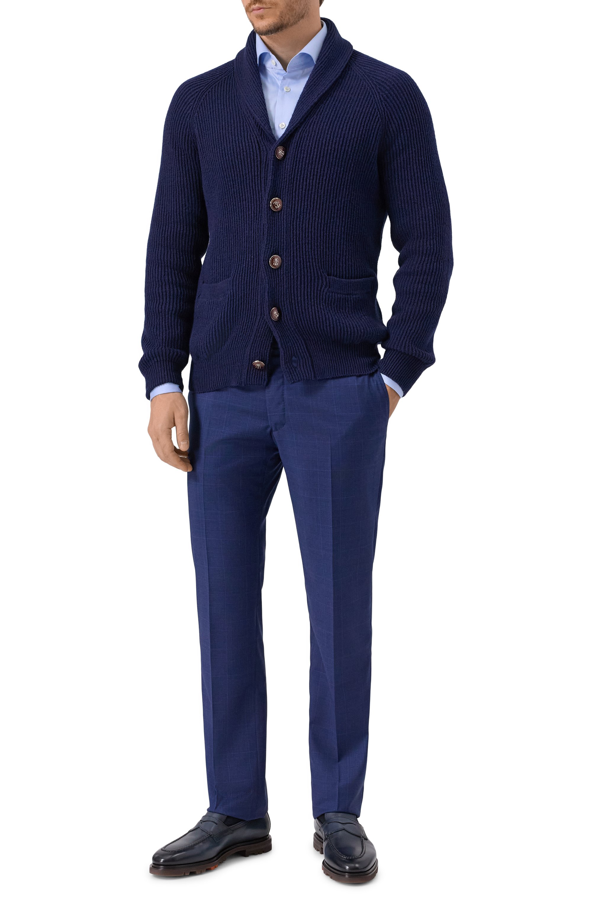 Шерстяные брюки CORNELIANI, арт. 255002-2517085, фото 2