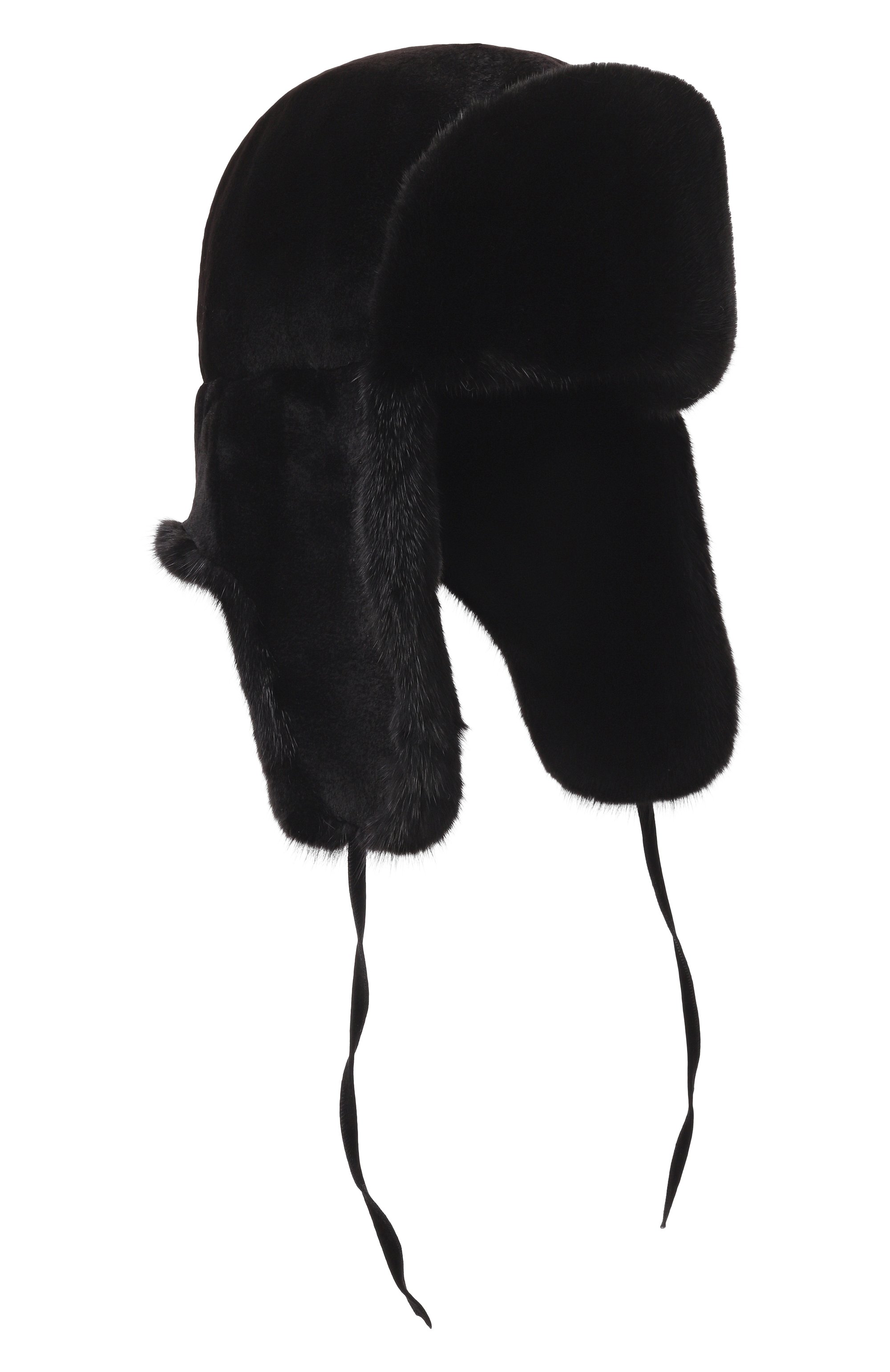 Меховая шапка-ушанка мишка-2 из норки FURLAND, арт. 0011200140300600112, фото 1