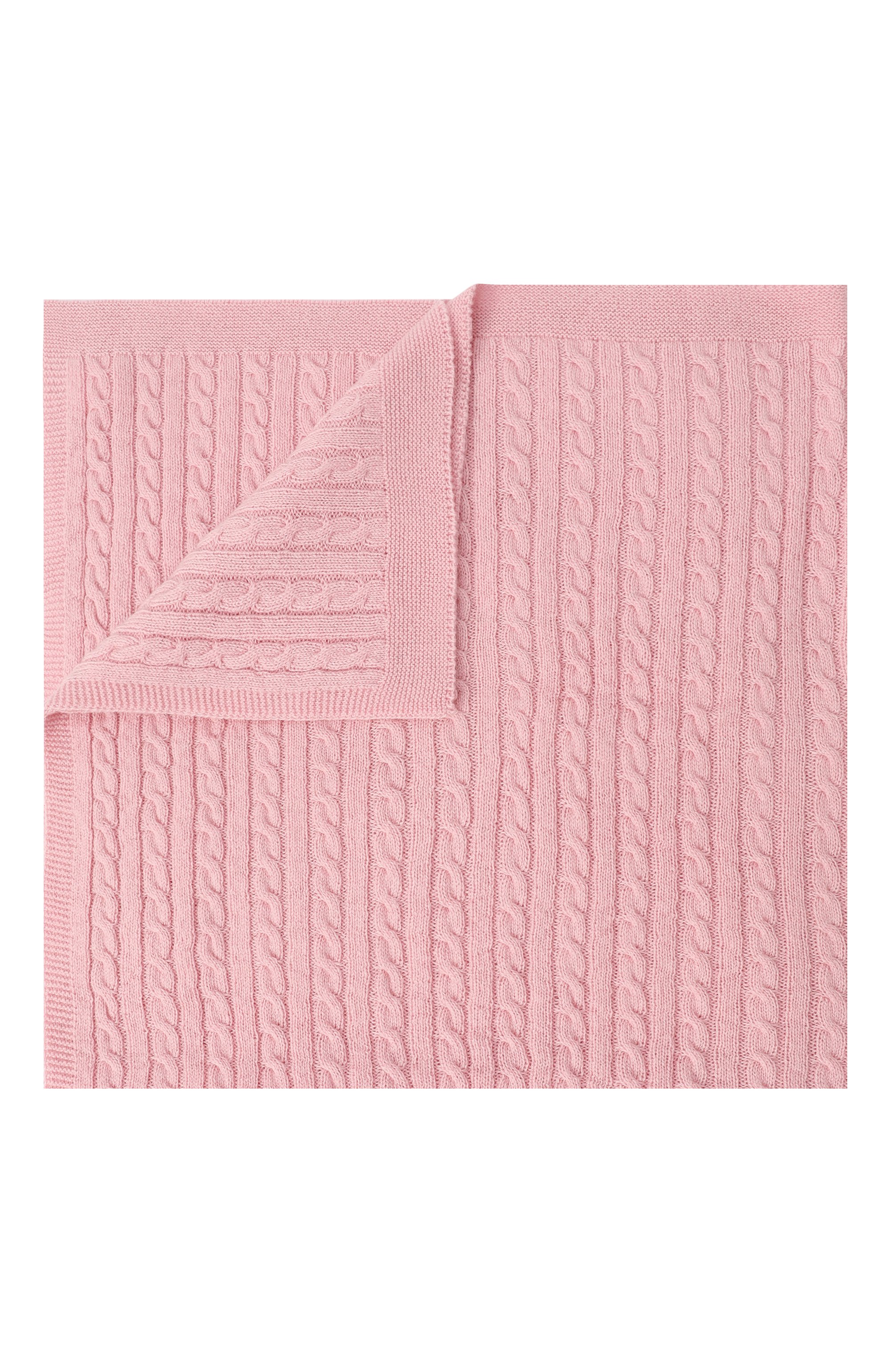 Шерстяной плед WOOL AND COTTON, арт. VMLPL-косы, фото 1