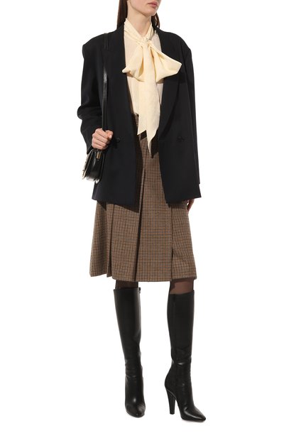 Шерстяная юбка GUCCI, арт. 633219 ZAFAW, фото 2