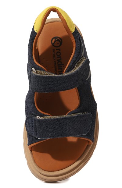 Кожаные сандалии RONDINELLA темно-синего цвета по цене 18450 руб., арт. 0917-3N/30, фото 4 Кожаные сандалии RONDINELLA, арт. 0917-3N/30, фото 4