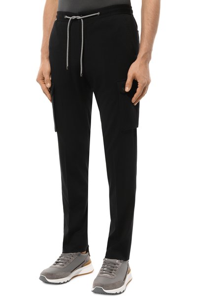 Шерстяные брюки-карго CORNELIANI, арт. 934L14-9318803, фото 3