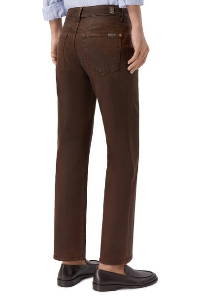 Джинсы 7 FOR ALL MANKIND коричневого цвета по цене 39450 руб., арт. 7UC90H42-3TC, фото 4 Джинсы 7 FOR ALL MANKIND, арт. 7UC90H42-3TC, фото 4