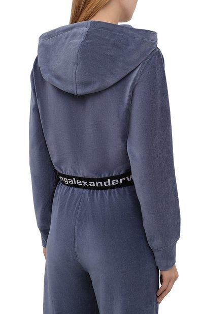 Вельветовое худи ALEXANDERWANG.T, арт. 4CC1211197, фото 4