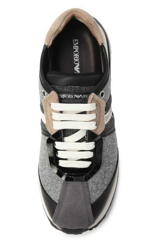Комбинированные кроссовки Emporio Armani EW003060/AF19772 Серый  EW003060/AF19772 Фото 6