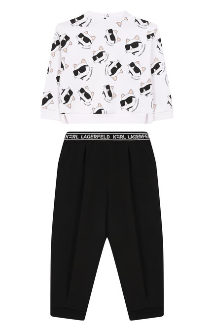 Комплект из свитшота и брюк KARL LAGERFELD KIDS, арт. Z30656