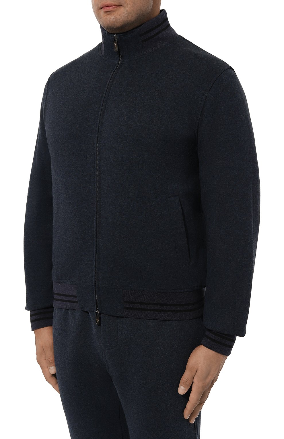 Толстовка из хлопка и кашемира CAPOBIANCO, арт. 17M457.LB00./58, фото 3