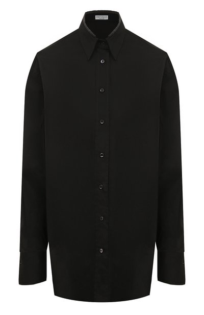 Женская хлопковая рубашка BRUNELLO CUCINELLI, арт. M0091NQ336