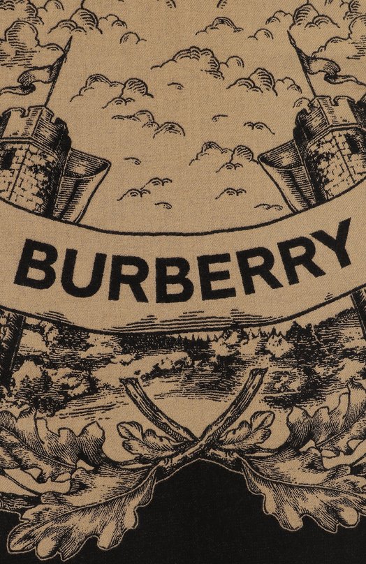 Кашемировый шарф Burberry 8073768 Бежевый  8073768 Фото 3