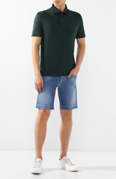 Хлопковое поло PAL ZILERI, арт. 03MM0206---54702, фото 2