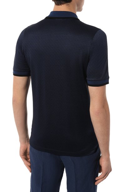Поло из хлопка и шелка ZILLI, арт. KBP005M0107VZJA00M, фото 4