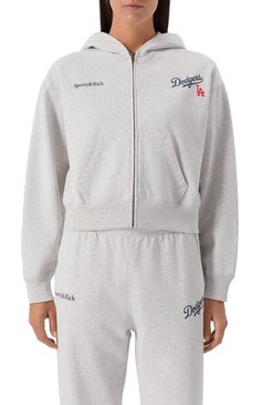 Хлопковая толстовка sporty & rich x la dodgers SPORTY AND RICH, арт. ST068627666GY03, фото 3