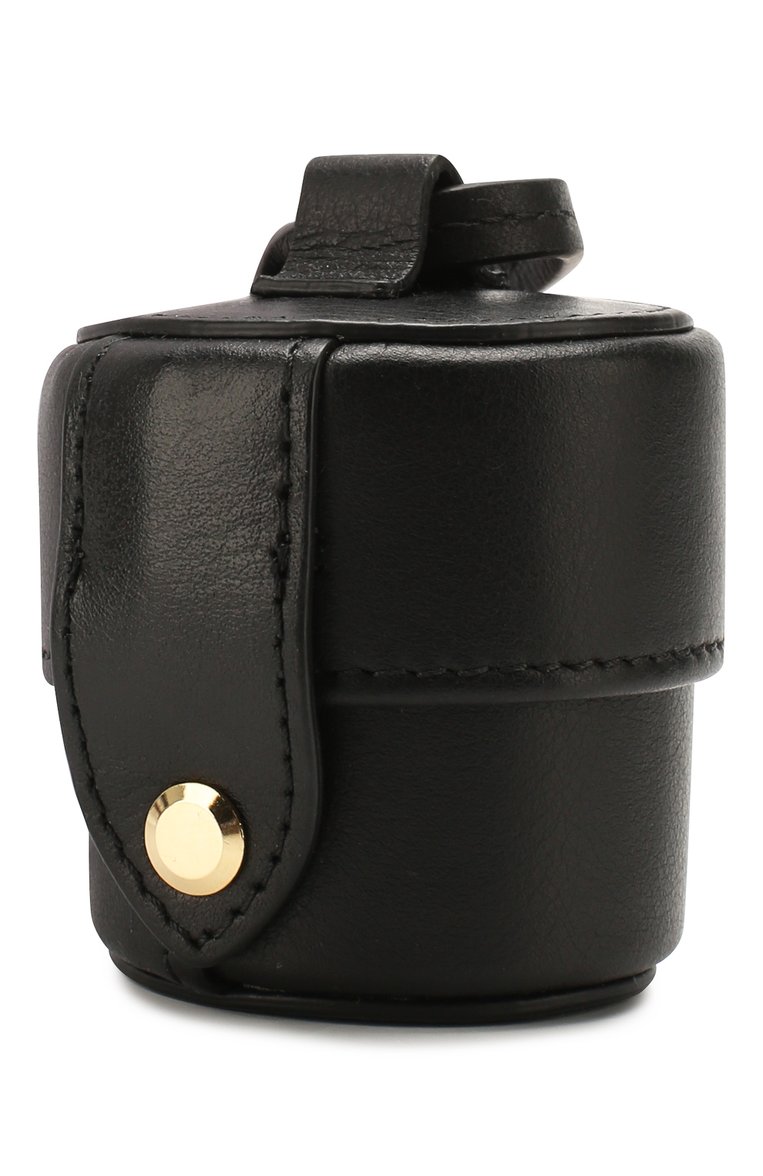 Женская сумка le micro vanity JACQUEMUS черного цвета, арт. 201AC15/58990 | Фото 3 (Размер: mini; Ремень/цепочка: На ремешке; Материал: Натуральная кожа; Сумки-технические: Сумки через плечо; Материал сплава: Проставлено; Драгоценные камни: Проставлено)
