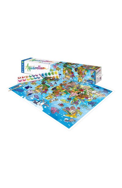 Акварельная раскраска большая планисфера SENTOSPHERE, арт. 6800