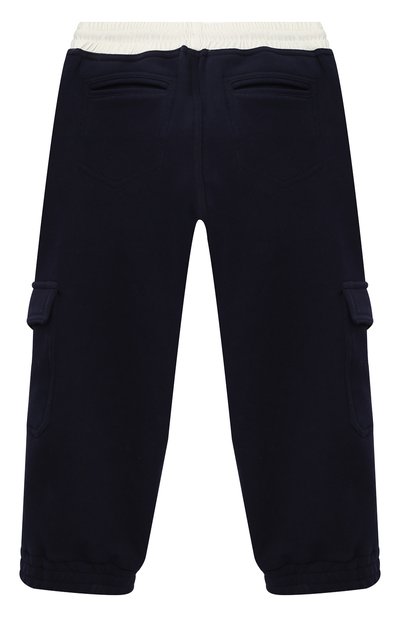 Хлопковые брюки-карго BRUNELLO CUCINELLI синего цвета по цене 47950 руб., арт. BE848E309B, фото 2 Хлопковые брюки-карго BRUNELLO CUCINELLI, арт. BE848E309B, фото 2