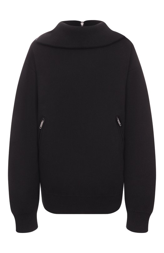 Хлопковый свитер Balenciaga 848840/T3421 Чёрный 848840/T3421