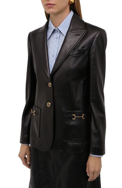 Кож аный жакет GUCCI, арт. 659236/XNA0U, фото 3