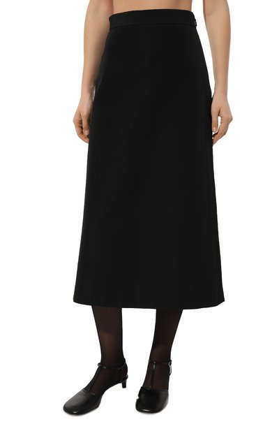 Юбка из хлопка и вискозы GUCCI, арт. 616082 ZADUU, фото 3
