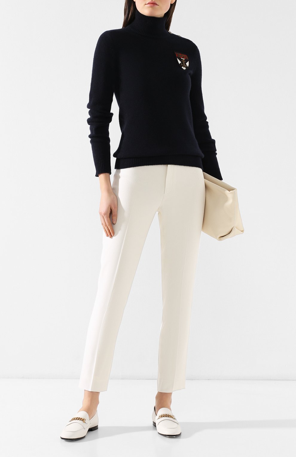 Кашемировая водолазка RALPH LAUREN темно-синего цвета по цене 180500 руб., арт. 290732712, фото 2 Кашемировая водолазка RALPH LAUREN, арт. 290732712, фото 2