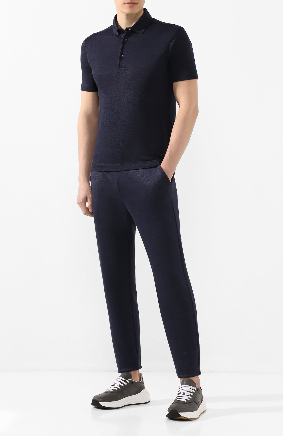 Льняное поло LORO PIANA, арт. FAI1314, фото 2