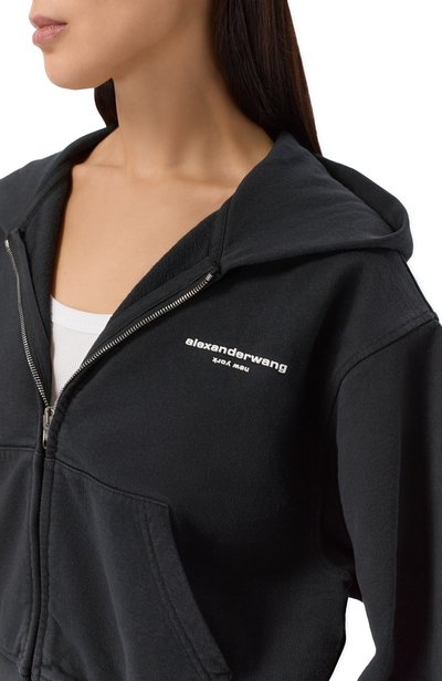 Хлопковая толстовка ALEXANDER WANG, арт. 1CC4262799, фото 5