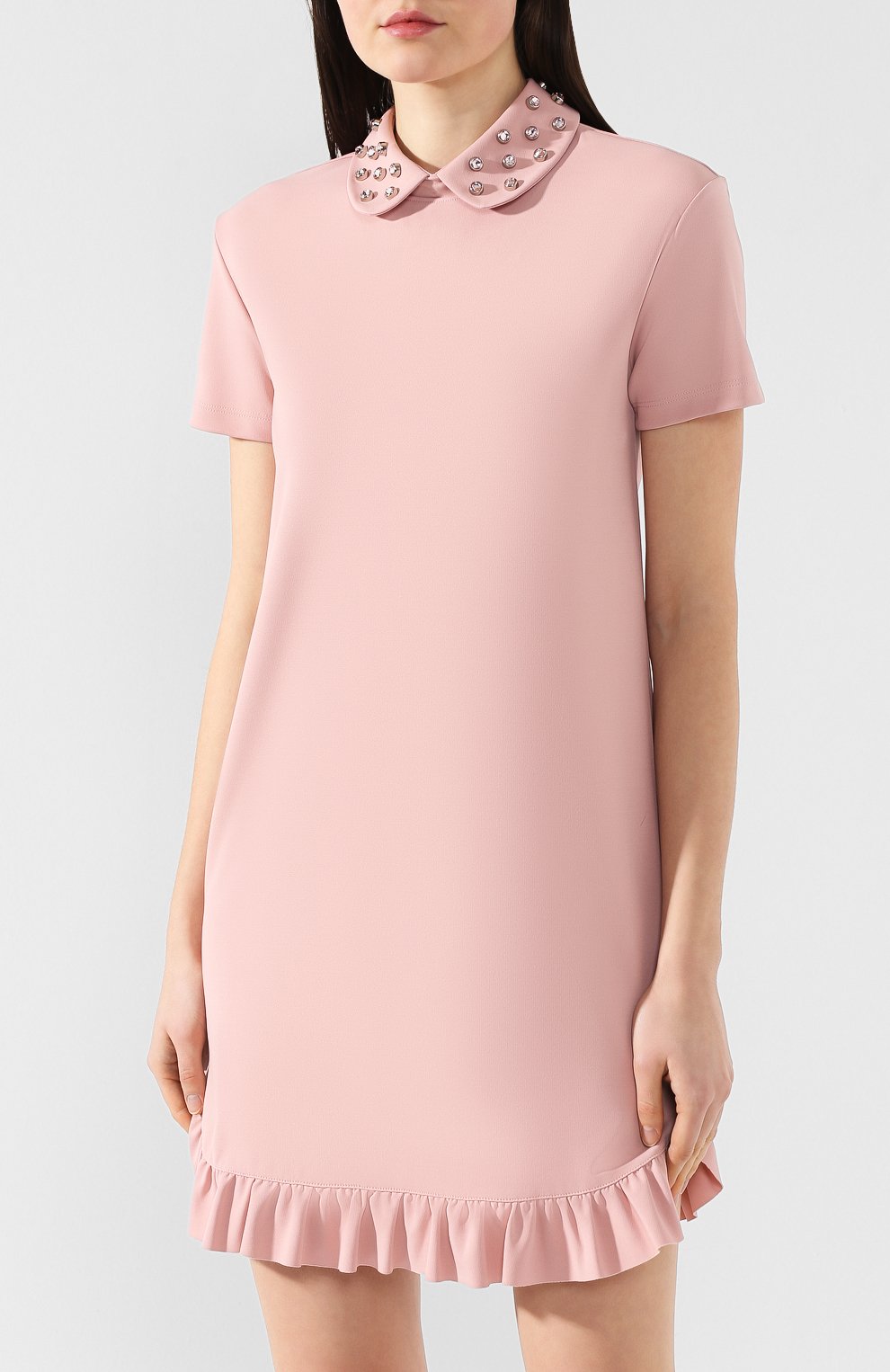 Платье с декоративной отделкой REDVALENTINO, арт. RR3MJ00A/NXU, фото 3