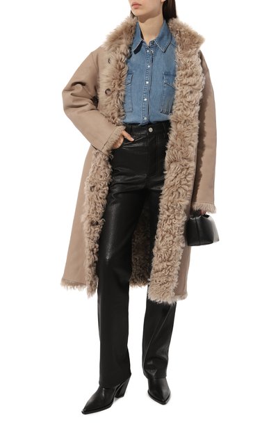 Джинсовая рубашка PATRIZIA PEPE голубого цвета по цене 24800 руб., арт. 8C0586_D031, фото 2 Джинсовая рубашка PATRIZIA PEPE, арт. 8C0586_D031, фото 2