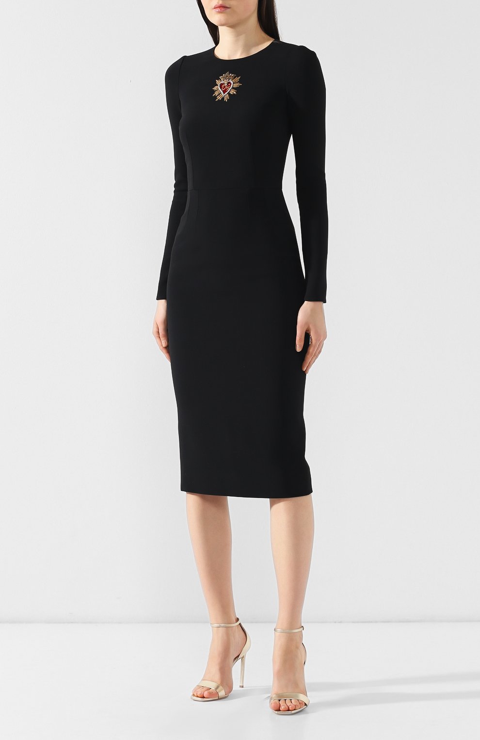 Платье из вискозы DOLCE & GABBANA, арт. F6B8HZ/FURDV, фото 3