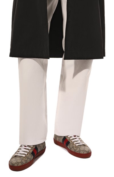 Кеды ace gg supreme GUCCI, арт. 429445 K2LH0, фото 3