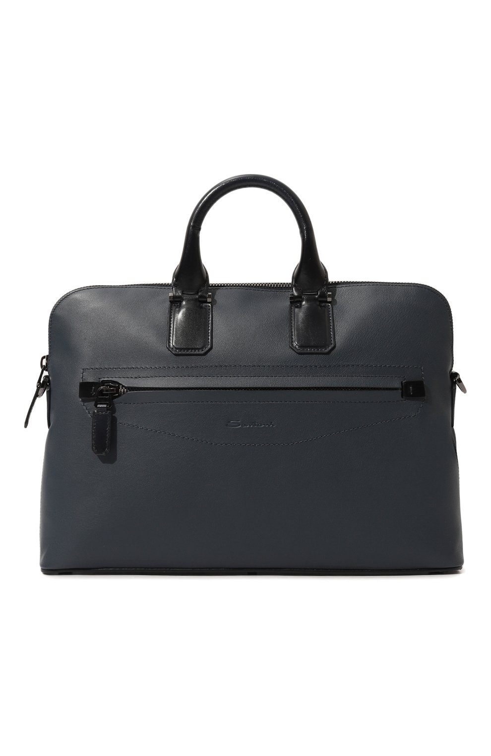 Сумка для ноутбука SANTONI темно-синего цвета по цене 218500 руб., арт. UIBBA2435LI-GSP9U50, фото 1 Сумка для ноутбука SANTONI, арт. UIBBA2435LI-GSP9U50, фото 1