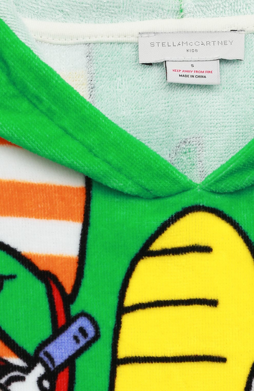 Хлопковое полотенце-пончо STELLA MCCARTNEY, арт. 8QCMG0, фото 3