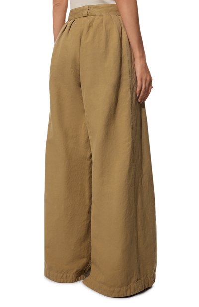 Брюки из хлопка и льна MAISON MARGIELA, арт. S51KA0559/S54760, фото 4