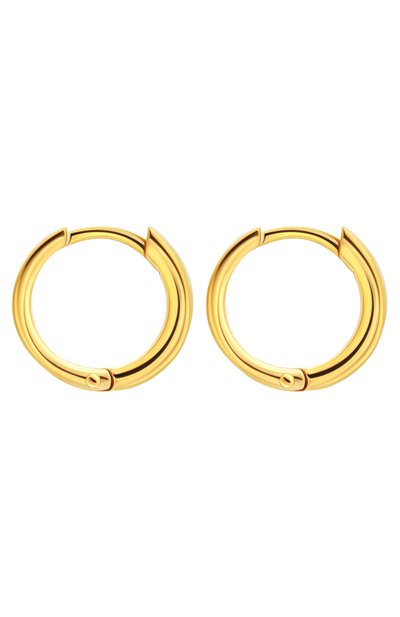 Серьги-кликеры с белым топазом MOONKA золотого цвета по цене 7900 руб., арт. ec-cer-g, фото 4 Серьги-кликеры с белым топазом MOONKA, арт. ec-cer-g, фото 4