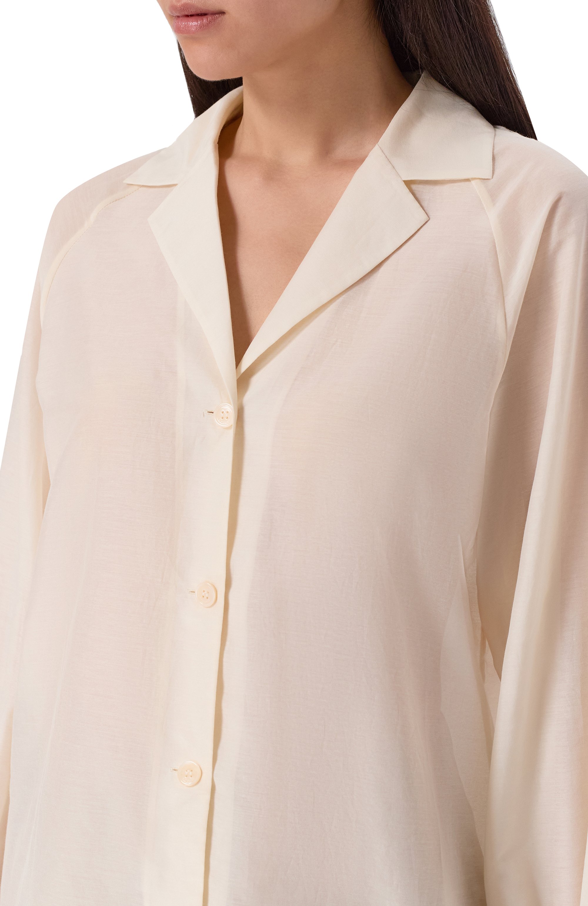 Рубашка из хлопка и шелка 12 STOREEZ, арт. 132257, фото 5