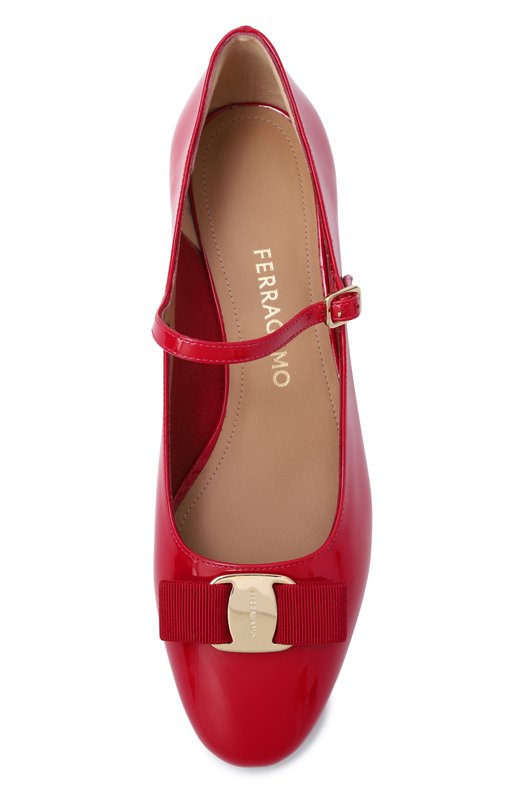 Лакированные туфли Vara Bow 30 Ferragamo 01L345/790 Розовый  01L345/790 Фото 6