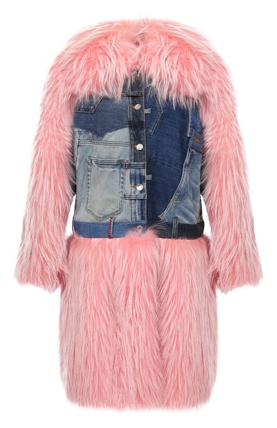 Комбинированная шуба DOLCE & GABBANA, арт. F0W22F/GDK05, фото 1