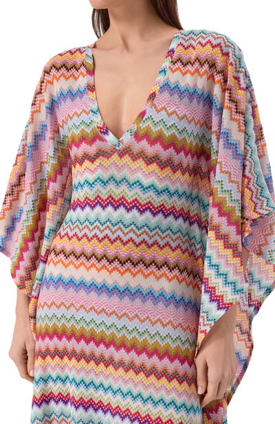 Туника из вискозы MISSONI разноцветного цвета по цене 141500 руб., арт. MC23SQ05/BR014F, фото 4 Туника из вискозы MISSONI, арт. MC23SQ05/BR014F, фото 4