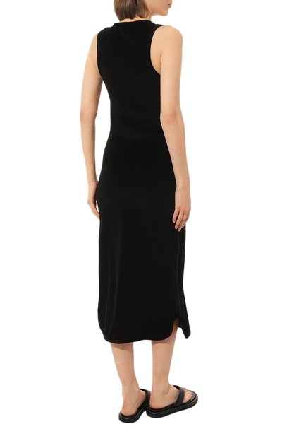 Хлопковое платье JIL SANDER черного цвета по цене 61600 руб., арт. J40CT0119/J20024, фото 4 Хлопковое платье JIL SANDER, арт. J40CT0119/J20024, фото 4