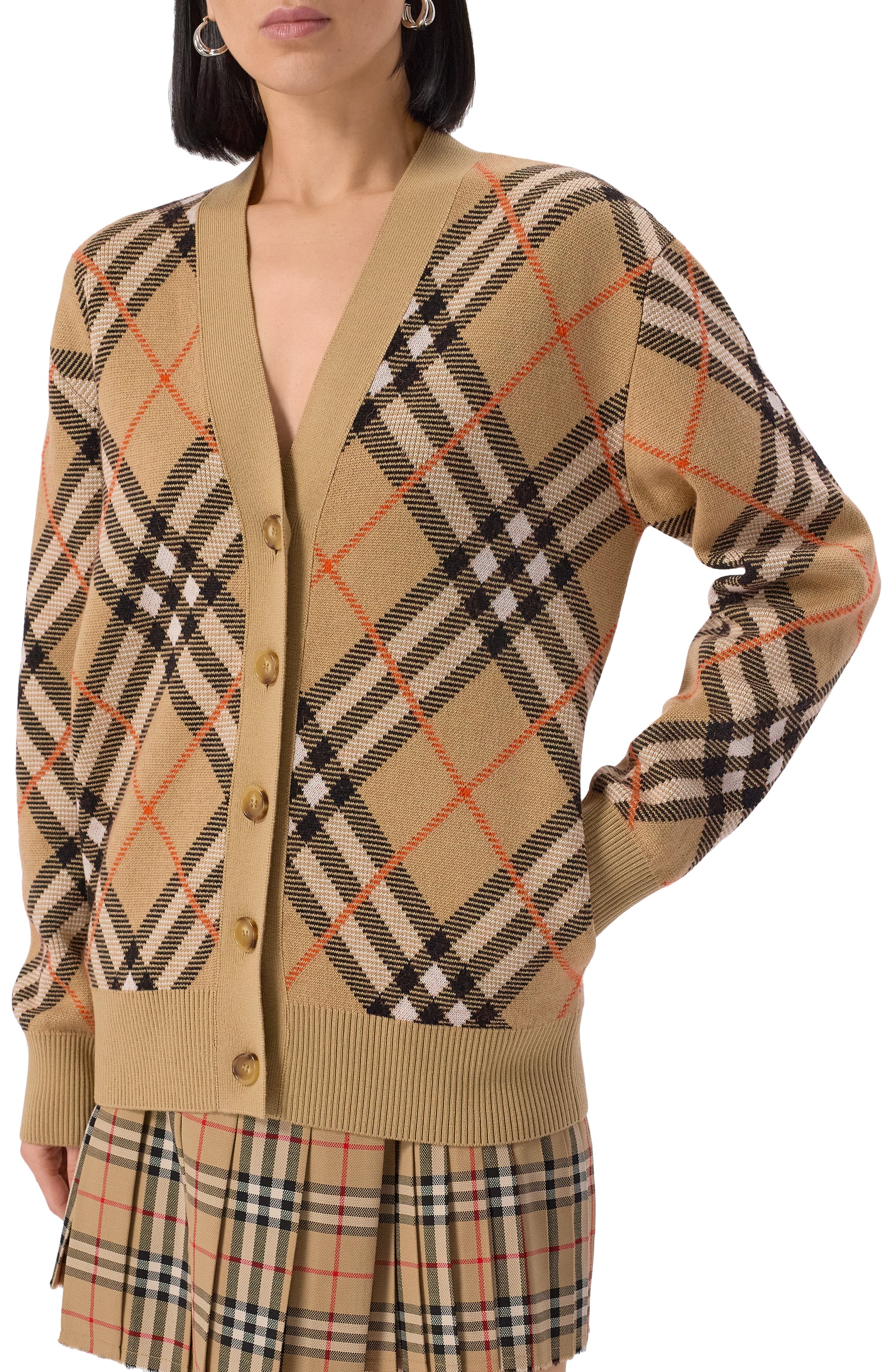 Шерстяной кардиган BURBERRY, арт. 8093491, фото 3