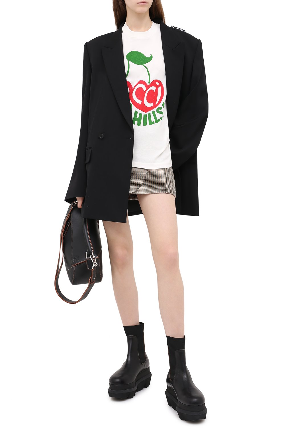 Хлопковая футболка GUCCI белого цвета по цене 50400 руб., арт. 580762/XJCRJ, фото 2 Хлопковая футболка GUCCI, арт. 580762/XJCRJ, фото 2