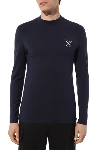 Шелковый лонгслив BRUNELLO CUCINELLI, арт. MM819KT70, фото 3