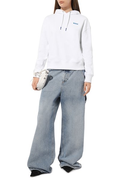 Хлопковое худи BOSS ORANGE, арт. 50496542, фото 2