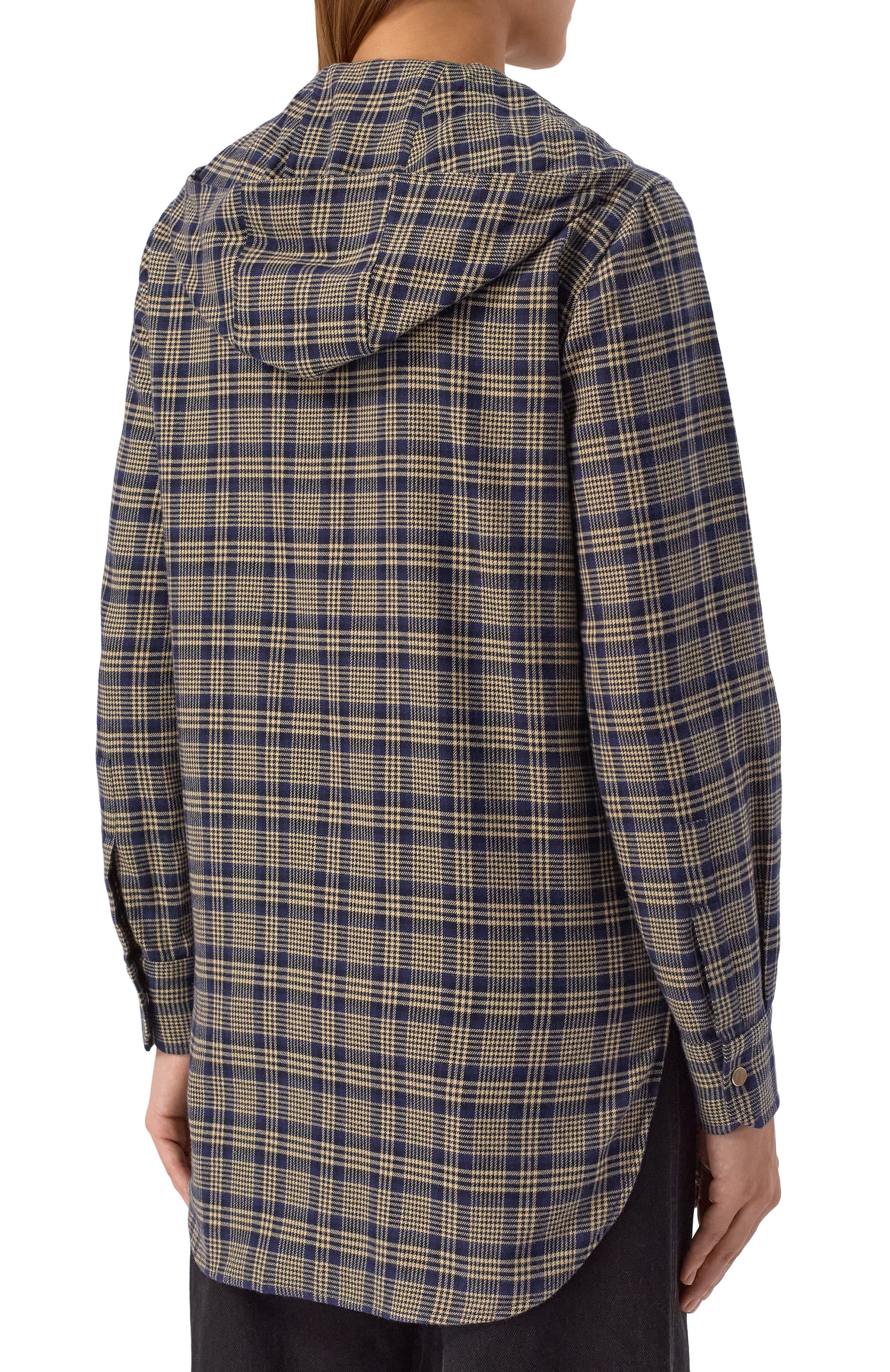 Хлопковая рубашка KITON синего цвета по цене 104500 руб., арт. D55436H0946802, фото 4 Хлопковая рубашка KITON, арт. D55436H0946802, фото 4