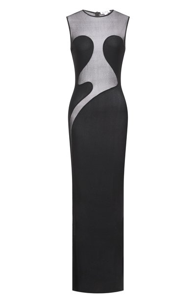 Женское платье из вискозы ALAIA, арт. AA9R2654K061A
